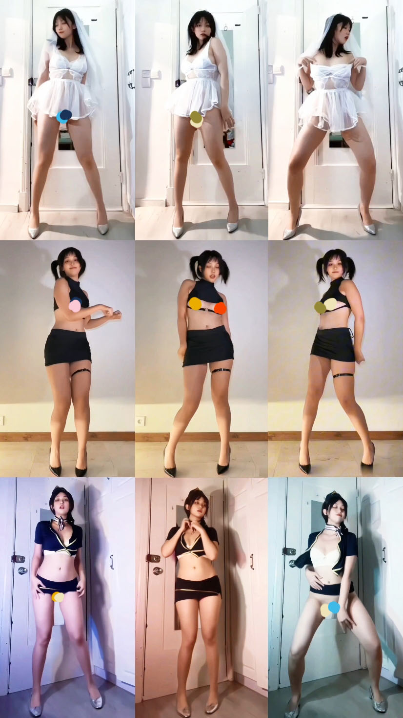 TT|玉米 制服动感抖奶抖臀热舞合集 8V-2.57G